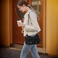 thumbnail image 3 of Angel Kiss Hobo Purses for Women Crossbody Shoulder Bag Ladies Multi Pocket Handbags with Adjustable Shoulder Strap | Soft Vegan Leather, 3 of 6