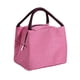 thumbnail image 1 of Monstrate Fiambrera con aislamiento portátil, bolsa impermeable a rayas de gran capacidad, bolsa gruesa para Picnic Bento Almacenamiento y organización del hogar Rosa roja Monstrate HA000442-02B, 1 of 6