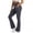 Yoga Leggings Grey, variant on Flare Leggings for Women Crossover High Waist Yoga Pants with Pockets Bootcut Flared Leggings Workout Stretchy Bell Bottom Black XXL