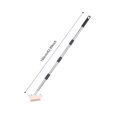 thumbnail image 3 of Eqslft Manual Crevice Weeding Tool, Crack Weeder with Weed Brush Heads, Crevice Weeding Hook with Adjustable Steel Handle for Patios, Decks & Garden Paths, 3 of 5