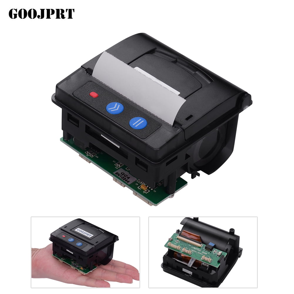 GOOJPRT QR203 Printer Module 58mm Low Thermal Printing Mini Panel Mobile Receipt Printer Interface RS-232C TTL Walmart.com