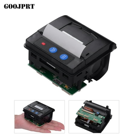 GOOJPRT QR203 Printer Module 58mm Low Noise Direct Thermal Printing Mini Panel Mobile Receipt Printer Serial Interface RS-232C