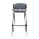 thumbnail image 5 of Set de 2 Bancos Altos para Barra con Respaldo – Estructura Metálica y Asiento Acolchado, 5 of 7