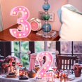 thumbnail image 3 of POINTERTECK LED Digital Lights Glitter Numbers Sign Battery Powered Warm White Night Light Party Wedding Home Decor  Style 1 One Size, 3 of 13