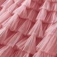 thumbnail image 3 of B91xZ Robe Tutu pour Femmes Longue Soirée Tutu Jupe en Tulle, Rouge Melon D\'eau L, 3 of 3