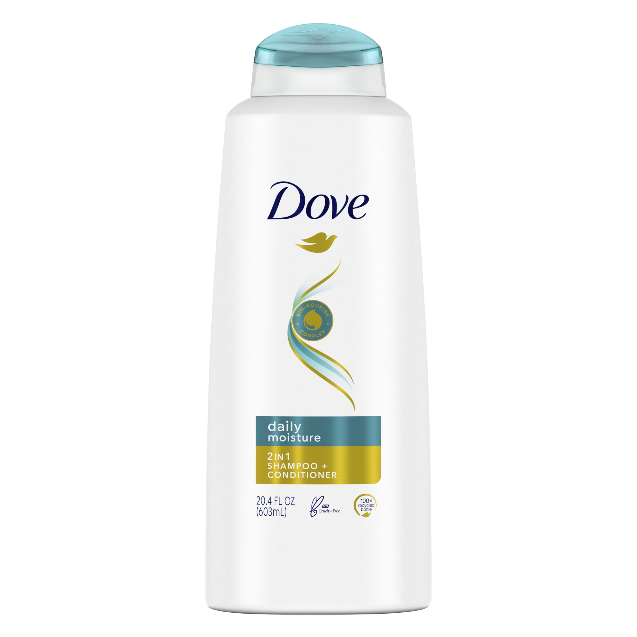 Dove Nutritive Solutions Daily Moisture 2-in-1 Shampoo and Conditioner, 20.4 oz