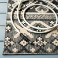 thumbnail image 3 of SAFAVIEH Veranda Dogon Southwestern Indoor/Outdoor Runner Rug, 2'3" x 12', Grey/Beige, 3 of 7