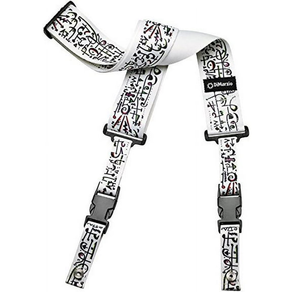 DiMarzio Steve Vai Cliplock Guitar Strap White