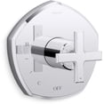 thumbnail image 2 of Kohler TS27043-3-2MB Occasion Rite-Temp Valve Trim with Cross Handle - Vibrant Brushed Moderne Brass, 2 of 2