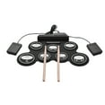 thumbnail image 1 of Juego de BateríA EléCtrica de 7 Almohadillas, BateríA PortáTil Enrollable Almohadilla de PráCtica Juego de BateríA con Pedales de BateríA , Regalo para NiñOs y Adultos, 1 of 9