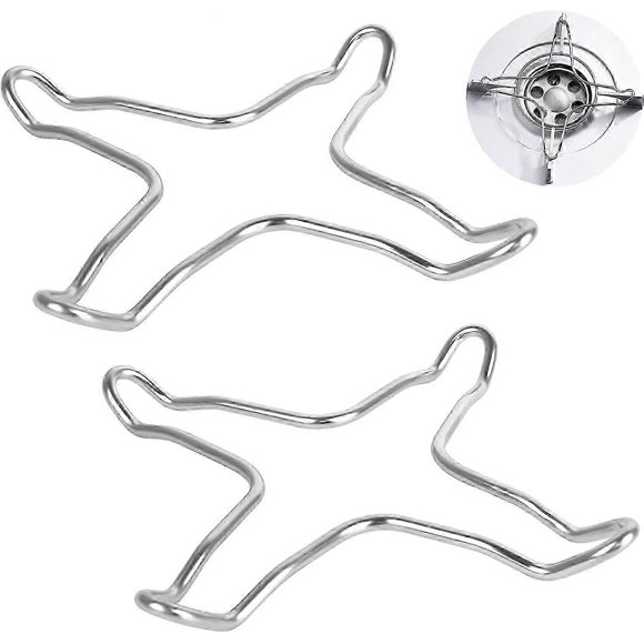 2 PCS Gas Ring Reducer, Stainless Steel Gas Hob Pan Support