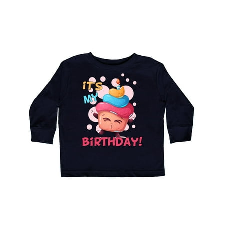 

Inktastic It s My Birthday Gift Toddler Boy or Toddler Girl Long Sleeve T-Shirt