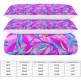 thumbnail image 2 of HAHDAXIA Colorful Plant Dress Pattern Bedding Solid Comforter Set for All Seasons,3 Pieces(1 Comforter+2 Pillowcases),Soft Microfiber Bedding Set King(90"x90"), 2 of 7