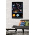 thumbnail image 2 of Ali Chris - The Solar System: Total Eclipse Letters Wall Poster, 22.375" x 34" Framed, 2 of 5