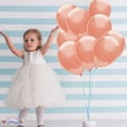 thumbnail image 3 of PMU 12 Inch Rose Gold Latex Balloon Pkg/12, 3 of 7