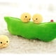 thumbnail image 5 of muñeca de planta rellena de guisante, juguete de almohada en forma de guisante de dibujos animados, juguete de peluche suave para niños, niñas de cumpleaños Namotu LN-2111, 5 of 6