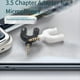 thumbnail image 3 of 10 Adaptadores Divisores de Audio para Auriculares de 3,5 mm, Tipo U, para Micrófono y Audio, 2 en 1, Conector Giratorio, Color ., 3 of 5