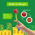 thumbnail image 5 of Brush Buddies Sesame Street Elmo Kids Manual Soft Bristle Toothbrush, Rinse Cup, and Travel Cap, 3 Piece Set, 5 of 7