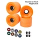 thumbnail image 3 of Wosthever Rodamientos de rueda de monopatín, juego de arandelas de patinaje Longboard, tabla de derrape, accesorios de mantenimiento de Patinetes eléctricos Naranja, 3 of 6