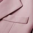 thumbnail image 6 of Breezora Womens Vintage British Style Single Breasted Blazer Long Sleeve Loose Fit Casual Elegant Jacket XXL Size Pink, 6 of 9