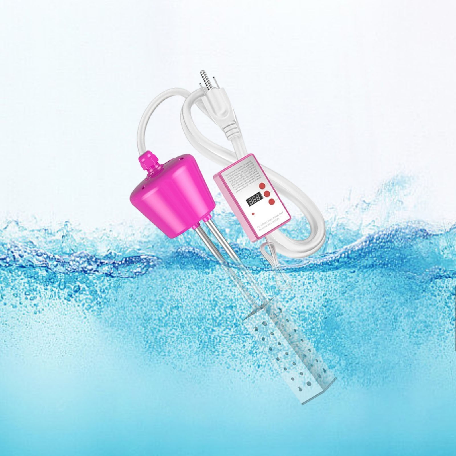 erfcxs Portable 1500W Smart Water Heater for Above Ground Swimming Pools and Outdoor Hot Tubs