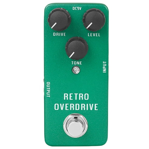 Professional Electric Guitar Overdrive Pedal for Electric Guitar & Bass Small Effect Pedal Processor of Overdrive Tone