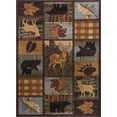 thumbnail image 3 of Nature Novelty 5' x 7' Multi-Color Polypropylene Indoor Area Rug, 3 of 9