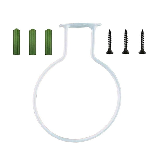 Soporte de almacenamiento de bolas de fútbol de voleibol deportivo de montaje en pared de metal para garaje, Blanco kusrkot Estante de exhibición de bolas