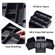 thumbnail image 5 of Joligrace Estuche de Maquillaje Profesional Ajustable - 6 Bandejas Estuches de Cosméticos Caja Organizadora de Almacenamiento de Maquillaje con Cerradura y Compartimentos 14 Pulgadas Grande Negro, 5 of 5