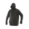thumbnail image 1 of GRID FLEECE HOODIE, LONG SLEEVE, BLACK, MENS, POLY SPANDEX, M, 1 of 3