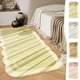 thumbnail image 1 of Alfombra de dormitorio faux Pashm 40x120cm | Alfombra antideslizante tatami multicolor | Textura suave y suave • Costuras duraderas • Fácil de limpiar | Felpudo de noche para salón, oficina, 1 of 6