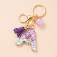 thumbnail image 6 of TNOBHG Epoxy Resin Tassel Keychain Shiny Heart-shaped Sequins Letter Cup Charm Keychain with Tassel Resin Keyring Mug Accessory Cute Pink Tassel Mug, 6 of 8