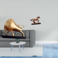 thumbnail image 2 of Escultura De Toro, Decoración Del Hogar, Decoración De Mesa, Artesanías, Estatua Abstracta De Buey, Figura De Ganado, Caballo, Obra De Arte Coleccionable, Adorno De Arte, Estatua Para, 2 of 8