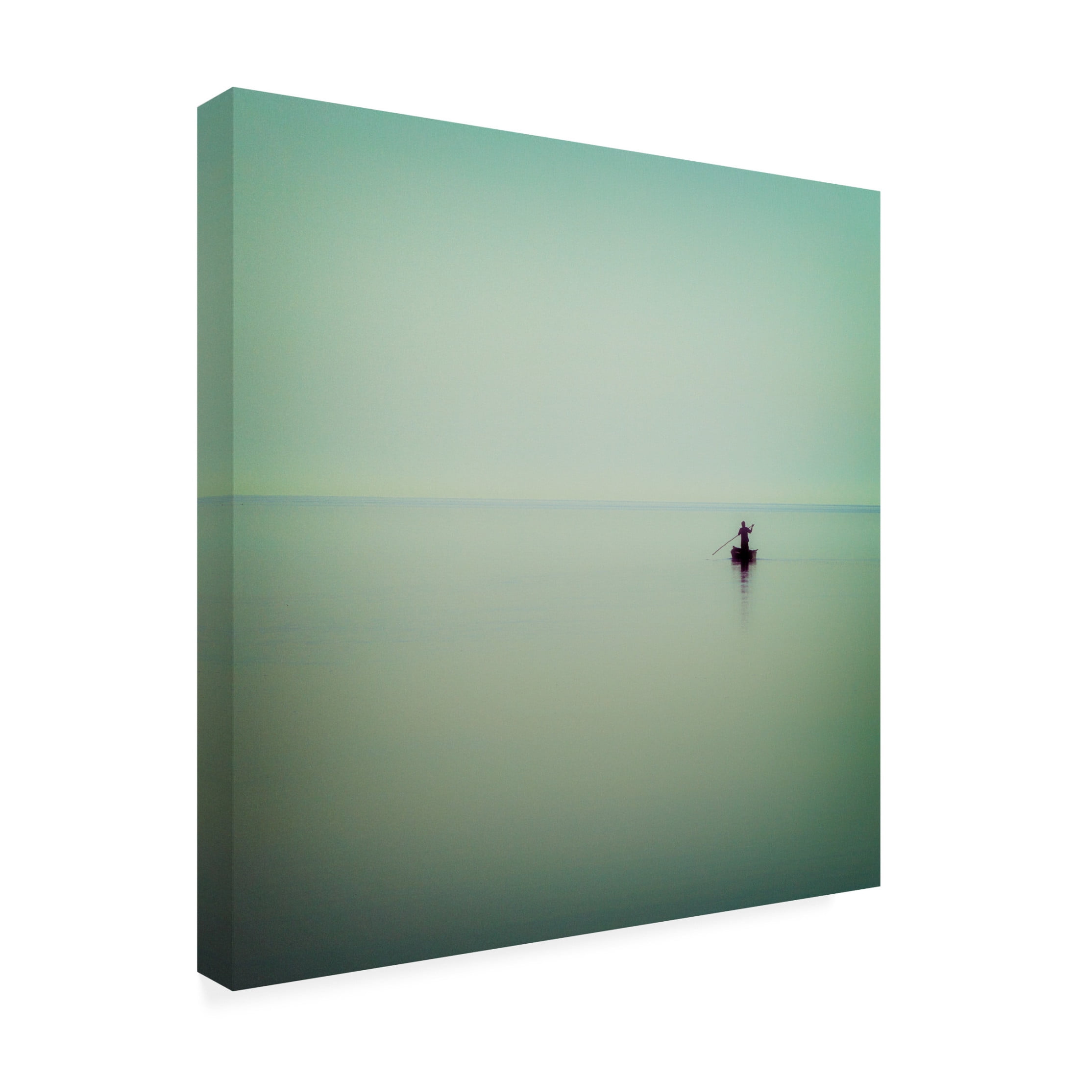 Canvas Wall Art - Ahmed Abdulazim 'Echoes Of Silence ' Wall Art for Living Room, Bedroom, or Office D?cor by Trademark Fine Art - 24 x 24 Inches