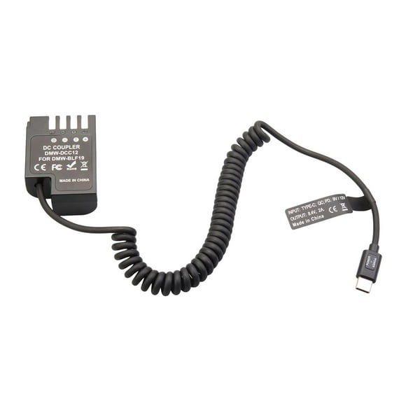 Los Repuestos De Batería Simulada Dmw BLF19 Se Reemplazan Con Un Cable Tipo C Para GH3