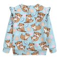 thumbnail image 2 of Uorisanigo Toddle Starfish Otter Sweatshirt Casual Long Sleeve Girls Crewneck Sweatshirt Kids Oversized Sweaters Shirts for Daily Wear & School Fall Spring Clothing, 2 of 7