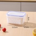 thumbnail image 3 of LCXmlly Food Storage Colander Extend Freshness Produce Saver Containers Drain Basket Food Storage Bins for Fridge Reduce Spoilage Stackable, 3 of 8