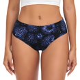 thumbnail image 1 of Balery Blue-Purple Raspberries Ropa Interior de Algodón para Mujer con Dibujo – Braguitas Cómodas y Elásticas, Estilo Clásico-Medium, 1 of 6