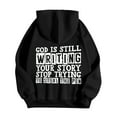 thumbnail image 3 of Hoodies for Women Jesus Loves You Hoodies Graphic Letter Print Sweatshirt Oversized Pullover Sweatshirts Fall Sweatshirts for Women Street Style, 3 of 3