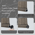 thumbnail image 5 of Replacement Parts Roller Shade Hardware Bungee Kit and End Cap Shade Tie Downs for Outdoor Roller Shade Sunshade 4Pack, 5 of 8