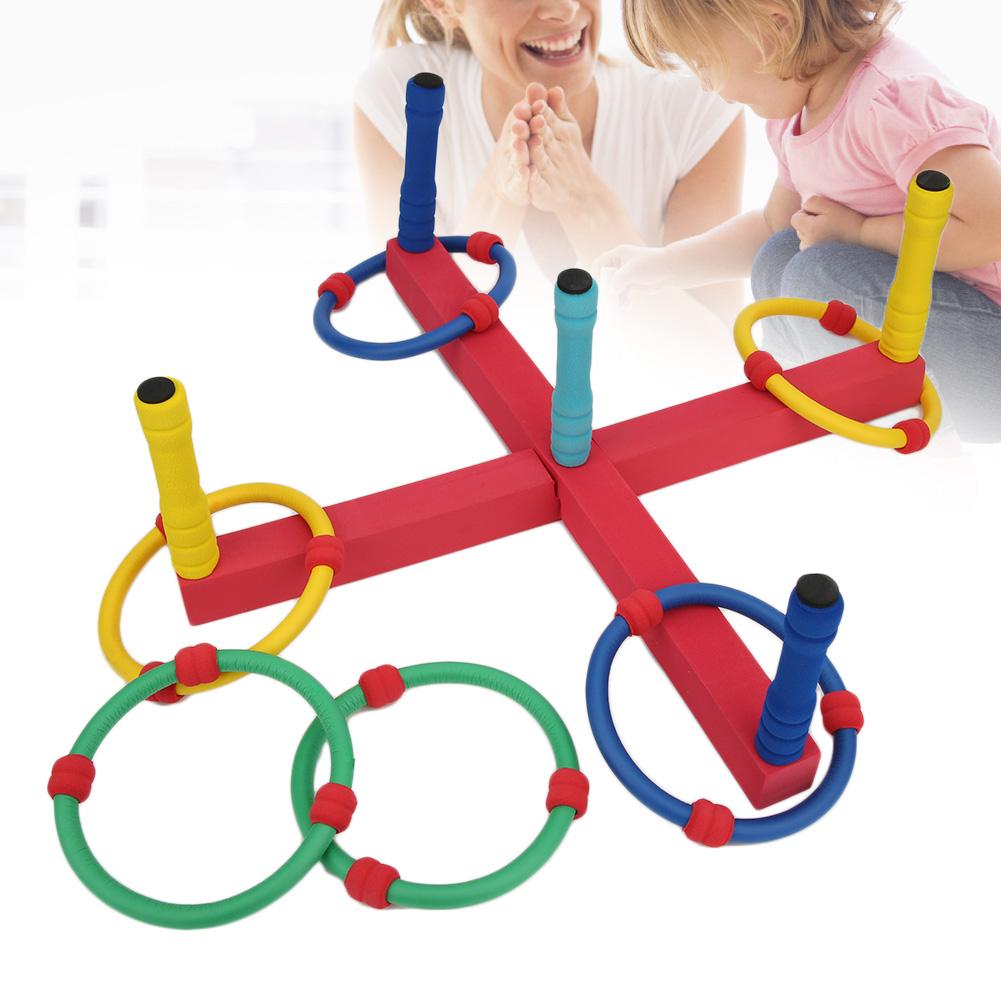 Mgaxyff Ring Toss Game,Quoits Set,Children Quoits Set HandBrain