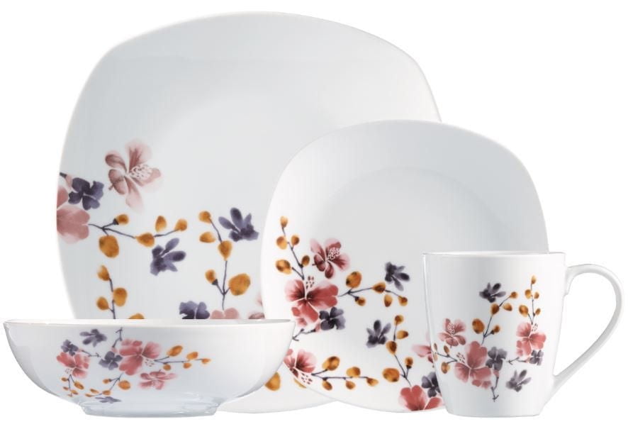 Safdie & Co. Bloom Dinnerware Set