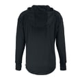 thumbnail image 3 of Women's Cutter & Buck Black SMU Mustangs Vault Daybreak Eco Recycled Half-Zip Hoodie, 3 of 3