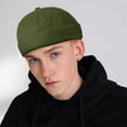 thumbnail image 2 of Breathable Adjustable Linen Cap for Men Women No Brim Casual Summer Hat, 2 of 8