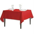 thumbnail image 2 of LinenTablecloth 85-Inch Square Polyester Tablecloth Red, 2 of 2