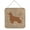 Brown, variant on Cocker Spaniel Burlap And Brown Aluminium Metal Wall Or Door Hanging Prints