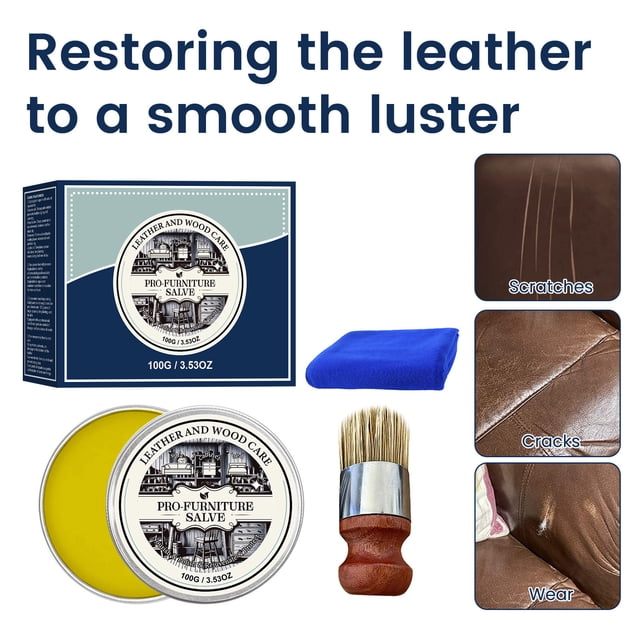 Leather Repair Cream Set 100g Leather Sofa Repair Refurbishment Leather Bag Scratch Repair And Coloring