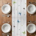 thumbnail image 6 of Sunflowers Table Runner - 60 Inch Long, Kitchen Dining Table Runner Dresser Scarves, Spring Flowers Gnomes Hydrangea Daisy Wood Farmhouse Decor for Coffee Tables Wedding Party Banquet, 6 of 8