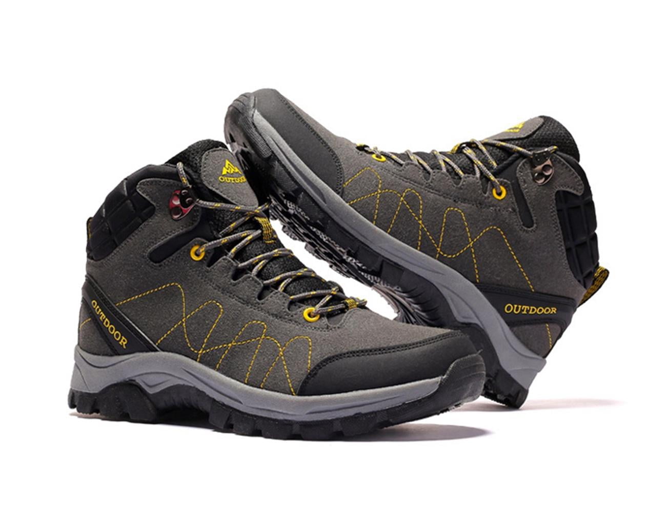 Men's Hiking Shoes Waterproof Anti Slip Hiking Boots Outdoor Lightweight Trekking Sneakers