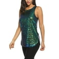 thumbnail image 6 of Zeagoo Womens Sparkle Shimmer Camisole Vest Glitter Sequin Tank Top Shirt Tanks, 6 of 9